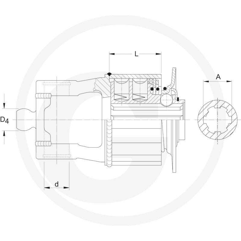 Walterscheid Grzechotka gwiaździsta 395163737 - Sklep PoltechParts