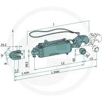 Walterscheid Łącznik górny hydrauliczny 395206176 - Sklep PoltechParts