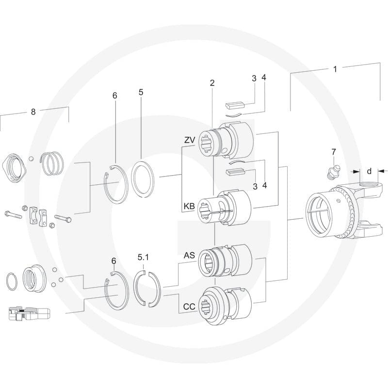 Walterscheid Obudowa sprzęgła 395168045 - Sklep PoltechParts