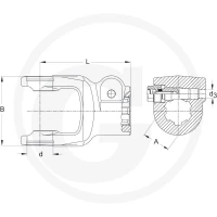 Walterscheid Widełki przyłączeniowe 395195020 - Sklep PoltechParts