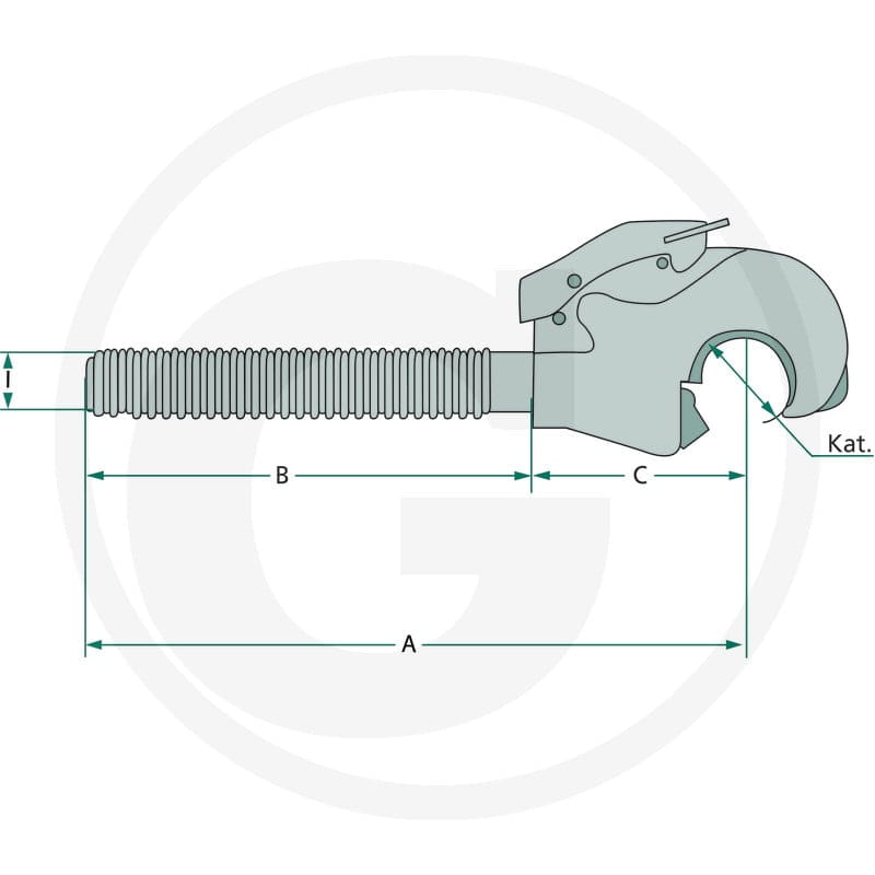 Walterscheid Hak łącznika górnego 395305525 - Sklep PoltechParts