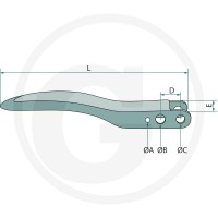 GRANIT Dźwignia napinająca 4050205465 - Sklep PoltechParts