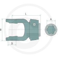 Walterscheid Widełki AS 395133832 - Sklep PoltechParts
