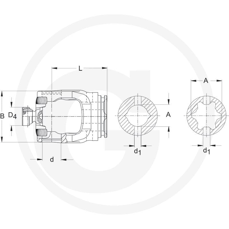 Walterscheid Widełki wpustowe 395133905 - Sklep PoltechParts