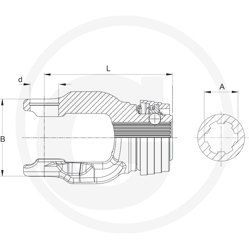 Walterscheid Widełki wciskowe 395136978 - Sklep PoltechParts