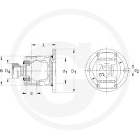 Walterscheid Widełki z kołnierzem 395137805 - Sklep PoltechParts