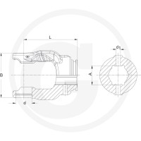 Walterscheid Widełki wpustowe 395139750 - Sklep PoltechParts