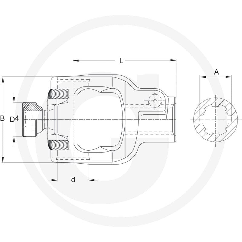 Walterscheid Widełki przyłączeniowe 395136968 - Sklep PoltechParts