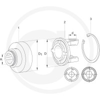 Walterscheid Widełki z kołnierzem 395137857 - Sklep PoltechParts