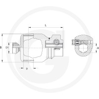 Walterscheid Widełki przyłączeniowe 395134654 - Sklep PoltechParts