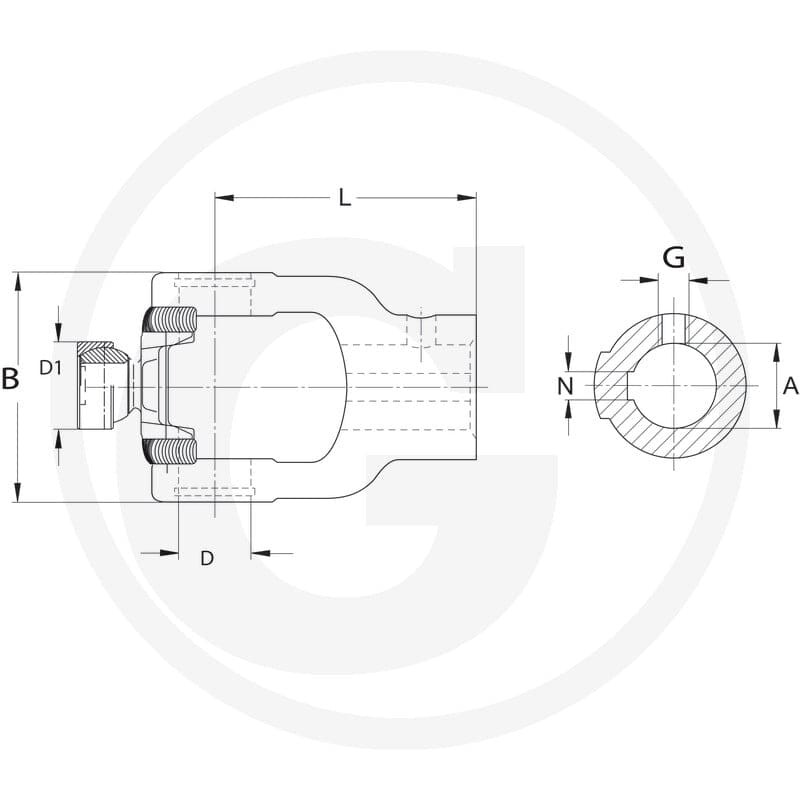 Walterscheid Widełki piasty 395134728 - Sklep PoltechParts
