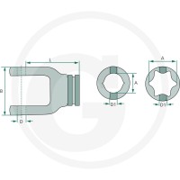 Walterscheid Widełki wpustowe 395125321 - Sklep PoltechParts