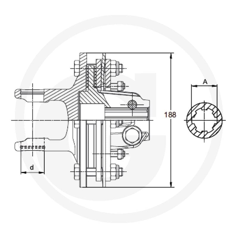 Walterscheid Sprężyna talerzowa 395125545 - Sklep PoltechParts