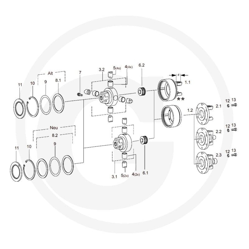 Walterscheid Piasta 395129672 - Sklep PoltechParts