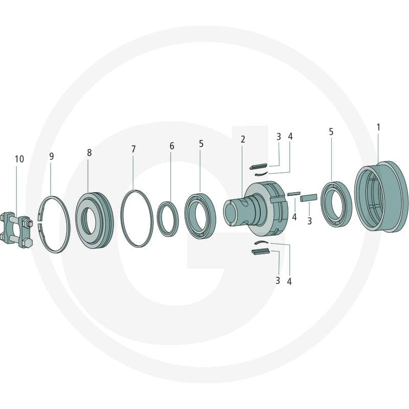 Walterscheid Pierścień uszczelniający wału 395118180 - Sklep PoltechParts
