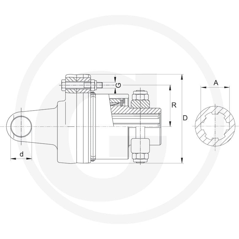 Walterscheid Sprzęgło ze sworzniem ścinanym 395121616 - Sklep PoltechParts