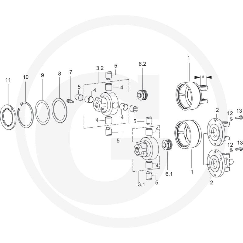 Walterscheid Piasta 395128518 - Sklep PoltechParts