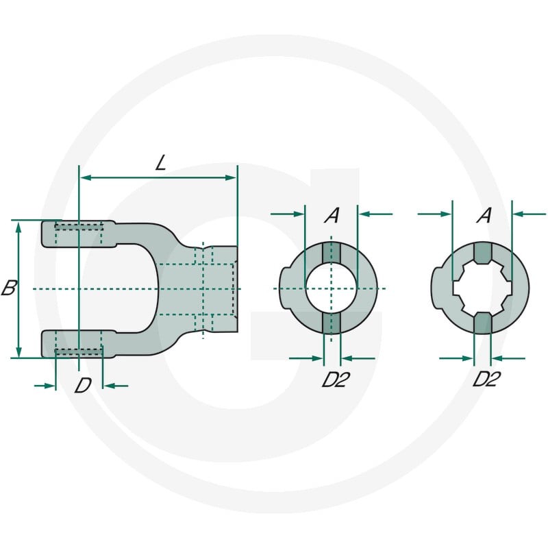 Walterscheid Widełki piasty 395128789 - Sklep PoltechParts