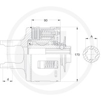 Walterscheid Sprzęgło cierne 395120890 - Sklep PoltechParts