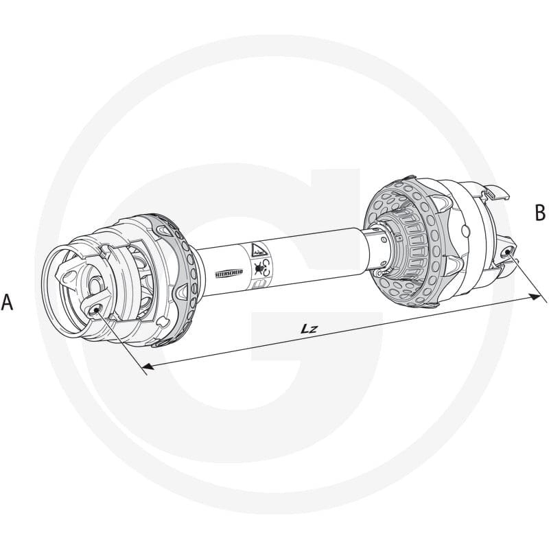 Walterscheid Wał przegubowy 395113263 - Sklep PoltechParts
