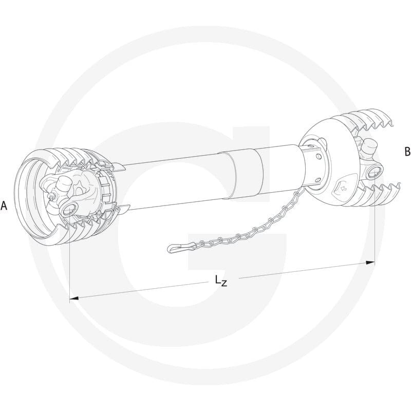 Walterscheid Wał przegubowy 395113076 - Sklep PoltechParts