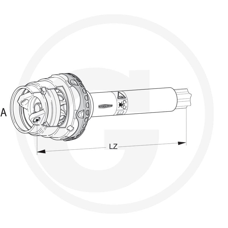 Walterscheid Połowa wału przegubowego 395113274 - Sklep PoltechParts