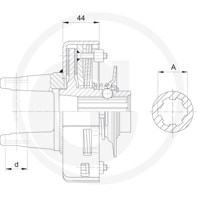 Walterscheid Sprzęgło cierne 395110358 - Sklep PoltechParts