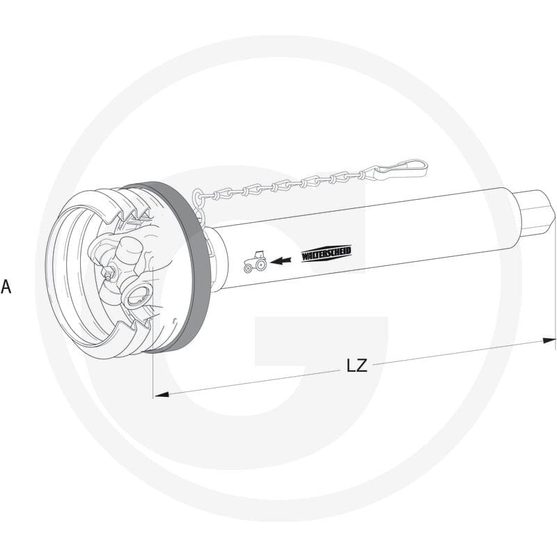 Walterscheid Połowa wału przegubowego 395113185 - Sklep PoltechParts
