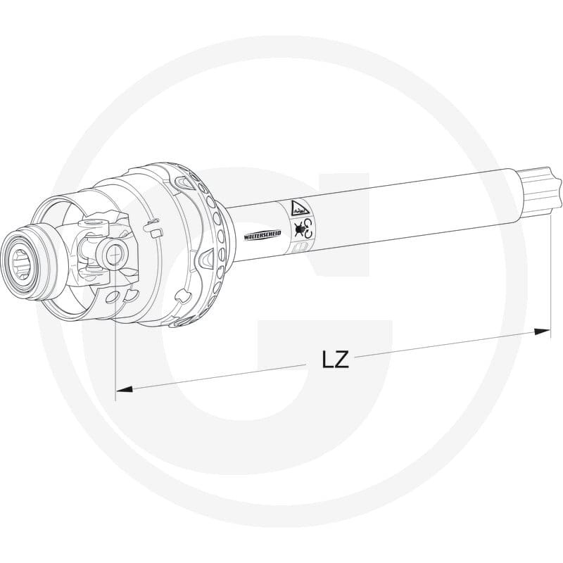 Walterscheid Połowa wału przegubowego 395113195 - Sklep PoltechParts