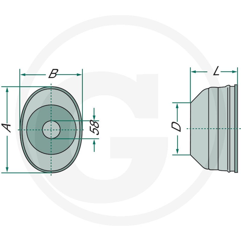Walterscheid Osłona przegubu 395043668 - Sklep PoltechParts