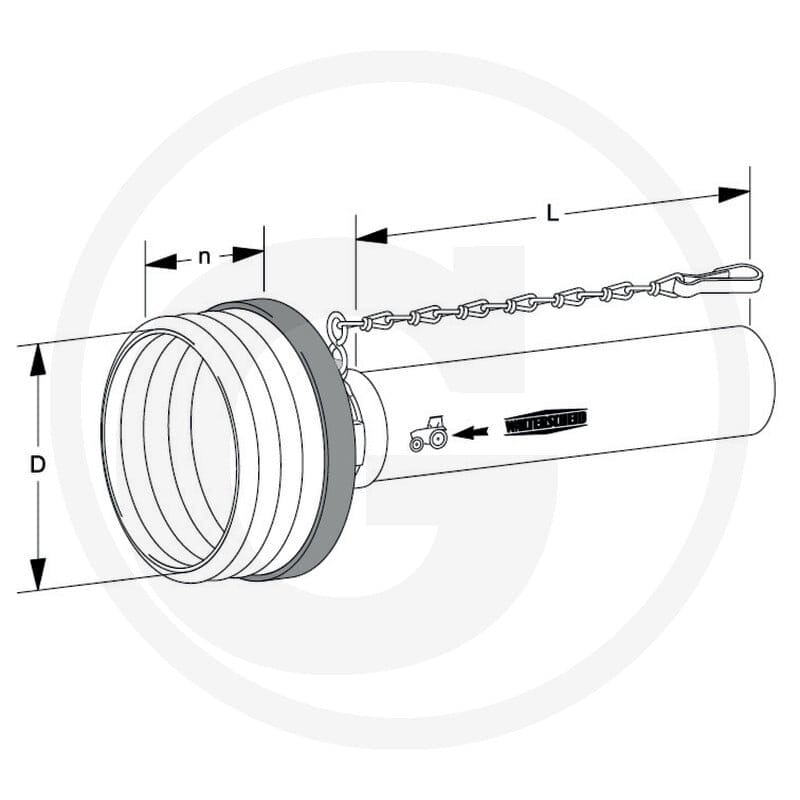 Walterscheid Połowa osłony wału SD 395106239 - Sklep PoltechParts