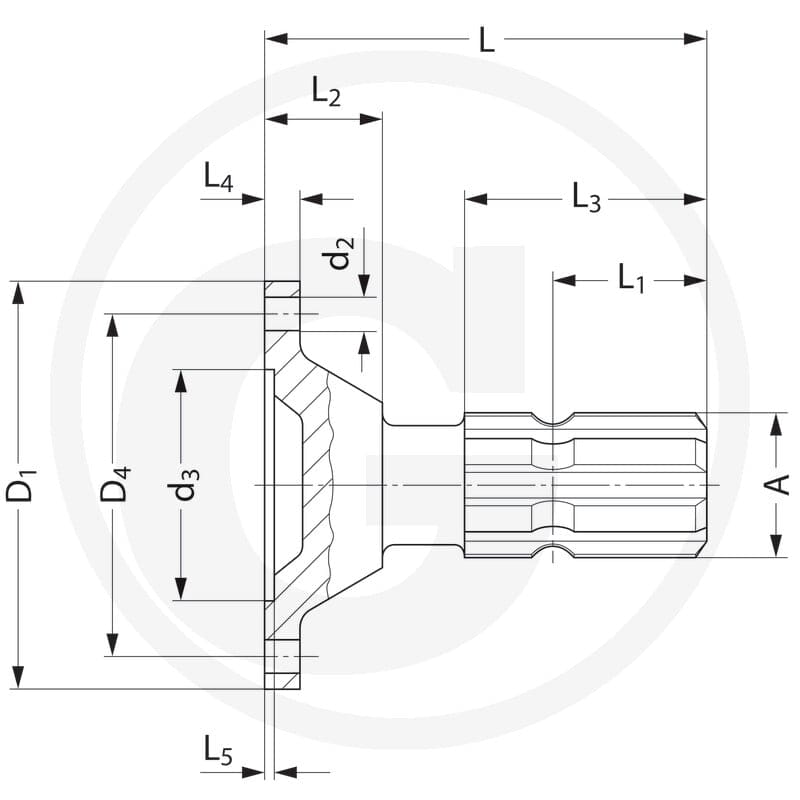 Walterscheid Czop kołnierzowy 395044897 - Sklep PoltechParts