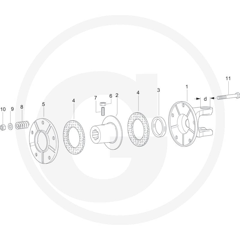 Walterscheid Sprężyna dociskowa 395080746 - Sklep PoltechParts