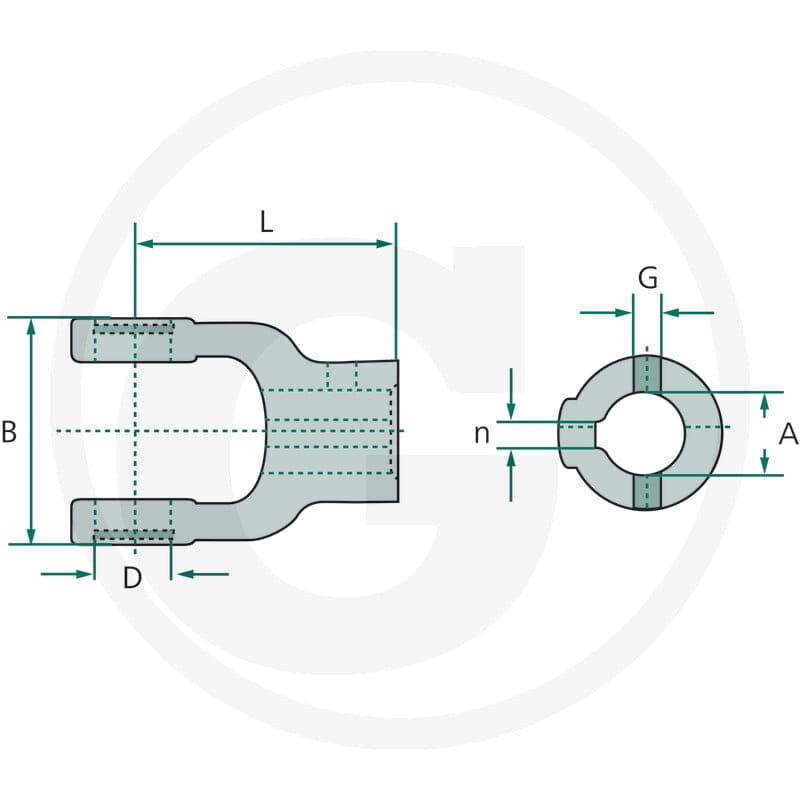 Walterscheid Widełki piasty 395103135 - Sklep PoltechParts