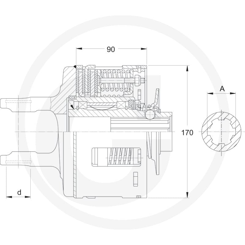 Walterscheid Sprzęgło cierne 395101663 - Sklep PoltechParts