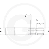 Walterscheid Wałek przyłączeniowy 395042881 - Sklep PoltechParts