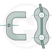 GRANIT Łańcuch płytkowy 75532025 - Sklep PoltechParts