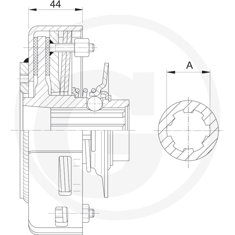 Walterscheid Sprzęgło cierne 395053382 - Sklep PoltechParts