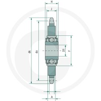 GRANIT Koło napinające 3/8X7/32 Z 22 83783706 - Sklep PoltechParts