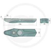 GRANIT ENDURANCE CARBIDE Dziób redlicy 18522556 - Sklep PoltechParts