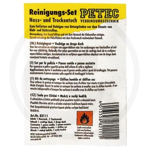 PETEC Verbindungstechnik Zestaw czyszczący 50082111