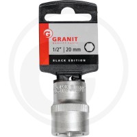 GRANIT BLACK EDITION 1/2" Nasadka sześciokątna, 20 mm 7301146 - Sklep PoltechParts
