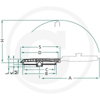 ARAG Pokrywka uchylna 670356060 - Sklep PoltechParts