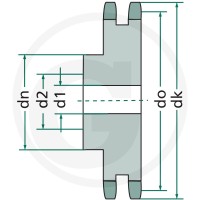 GRANIT Koło łańcuchowe 837022-012-35 - Sklep PoltechParts