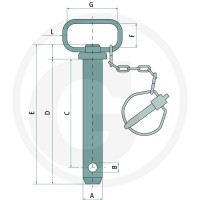 GRANIT Sworzeń łącznika dolnego 12535140 - Sklep PoltechParts