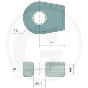 Stabilus Ucha przegubu 11059490