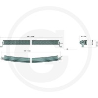 GRANIT Reflektor roboczy / listwa świetlna LED 7070010385 - Sklep PoltechParts
