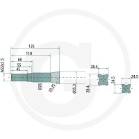 BLUELINE Zęby 439439035 - Sklep PoltechParts