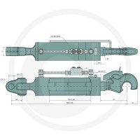 GRANIT Łącznik górny hydrauliczny 20010115 - Sklep PoltechParts