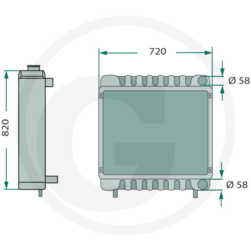 GRANIT chłodnica 74702101 - Sklep PoltechParts